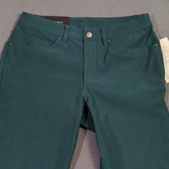 Lululemon Pants Men's 30x32 Green ABC Pant Slim Utilitech Performance Casual NWT - Picture 7 of 13